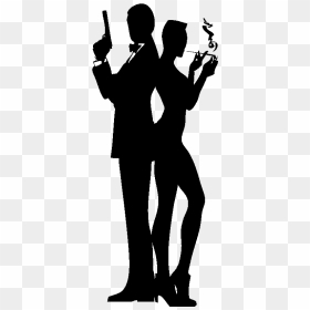 Sticker Silhouette James Bond - View To A Kill Poster, HD Png Download - james bond png