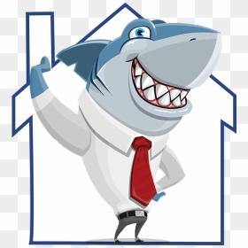 Happy Fathers Day Daddy Shark , Png Download - Funny Shark Clipart, Transparent Png - shark.png