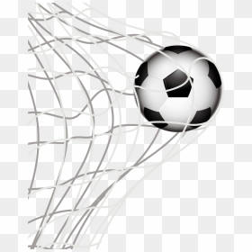 Football Free Vector Art Download - Football Net Vector Free Download, HD Png Download - football vector png