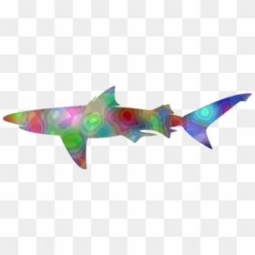 Psychedelic Shark Clip Arts - Clip Art, HD Png Download - shark.png