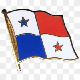 Panama Flag Pin, Badge - Russian Flag Pin Png, Transparent Png - panama flag png