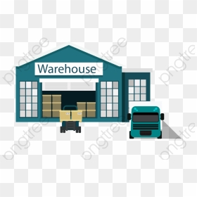 Vector Warehouse Truck, Truck Clipart, Truck, Vector - Warehouse Clipart, HD Png Download - warehouse png