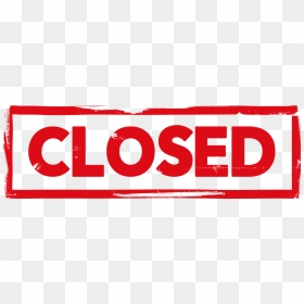 Closed Sign - No Limit, HD Png Download - closed png