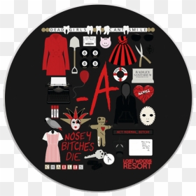 Topsocket Pretty Little Liars Icons - Pretty Little Liars Tshirt, HD Png Download - pretty little liars png