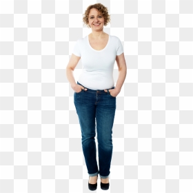 Standing Women Png Image - Transparent Person Standing Png, Png Download - girl standing png