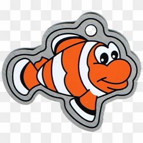 Cachekinz Trackable Clown Fish Geocaching Travel Tag, HD Png Download - clownfish png
