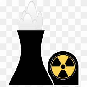 Yellow,nuclear Power Plant,nuclear Power - Nuclear Clipart, HD Png Download - radioactive png