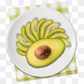 Avocado - Avocado On A Plate Png, Transparent Png - avacado png