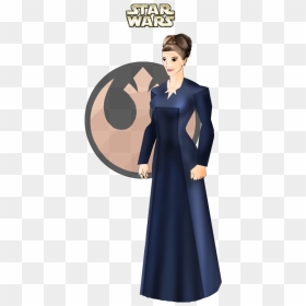 Leia Transparent Side View - Star Wars, HD Png Download - leia png