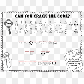 Secret Message Hieroglyphic , Png Download - Easy Secret Code For Kids, Transparent Png - hieroglyphics png