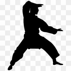 Chinese Martial Arts Karate Silhouette Kata - Martial Arts Logo Png, Transparent Png - karate png