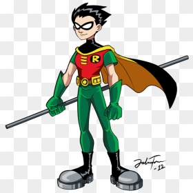 Download Teen Titans Png Clipart - Robins Staff Teen Titans, Transparent Png - teen titans png