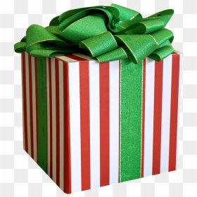 Green Christmas Gift, HD Png Download - green bow png