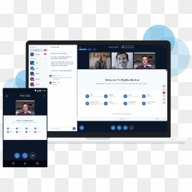 Bigbluebutton Html5 Client - Bigbluebutton App, HD Png Download - blue button png