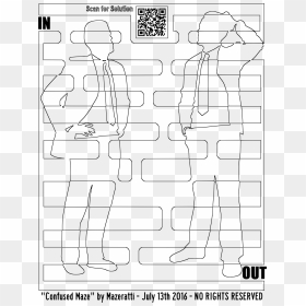 Confused Maze Coloring For Grown Ups Clip Arts - Root Coffee, HD Png Download - ups png