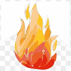 Fire Flames Png Icons - Rocket Fire In Cartoon, Transparent Png - flames .png