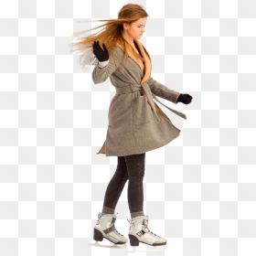 Transparent Kid Standing Png - Ice Skating Girl Png, Png Download - girl standing png