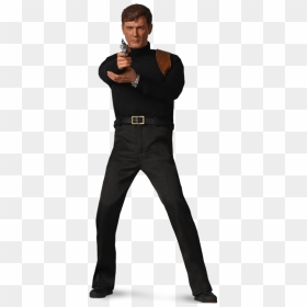 Roger Moore James Bond Action Figure, HD Png Download - james bond png