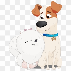 Gidget X Max - Cartoon, HD Png Download - secret life of pets png