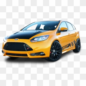 Yellow Ford Shelby Focus St Car - Ford Focus St Png, Transparent Png - focus png