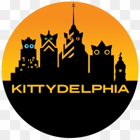 Cat, HD Png Download - los angeles skyline silhouette png