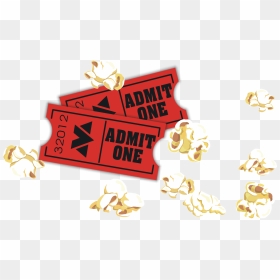 Transparent Popcorn Clipart Png - Win A Movie Ticket Png, Png Download - popcorn clipart png
