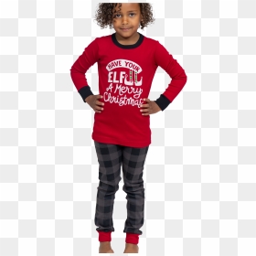 Transparent Kid Standing Png - Long-sleeved T-shirt, Png Download - girl standing png