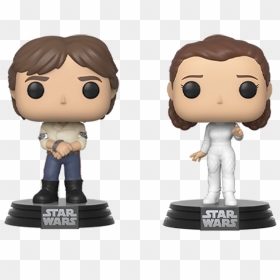 Han And Leia - Funko Pop Star Wars Empire Strikes Back, HD Png Download - leia png