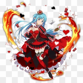 [the Queen Of Hearts] Asuna - Sao Memory Defrag Queen Of Hearts Asuna, HD Png Download - queen of hearts png