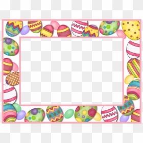 Easter Eggs Border Png Clipart - Clip Art Easter Border, Transparent Png - easter clipart png