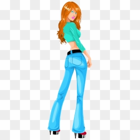 Lady Clipart Standing - Portable Network Graphics, HD Png Download - girl standing png