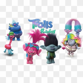 Trolls Characters, HD Png Download - trolls movie png