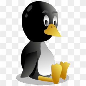 Penguin Sitting Png, Transparent Png - tux png