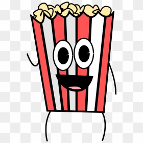 Kartun Popcorn - Just Poppin In To Say Hi, HD Png Download - popcorn clipart png