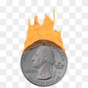 Quarter, HD Png Download - flames .png