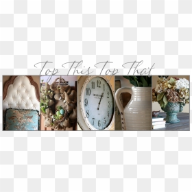 Top This Top That - Quartz Clock, HD Png Download - chalkboard frame png