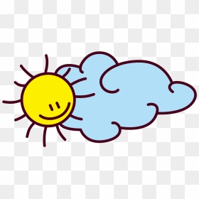 Sun Clouds Clipart Png Freeuse Stock Sun Cloud - Sun And Cloud Clipart, Transparent Png - clouds clipart png