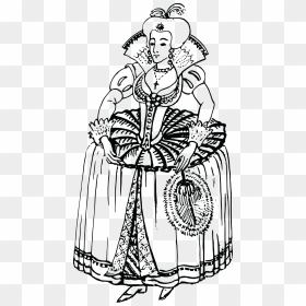 Free Clipart Of A Rich Lady - Farthingale Png, Transparent Png - rich png