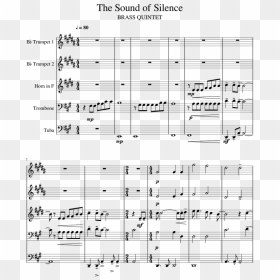 The Sound Of Silence - Gaelic Blessing Sheet Music, HD Png Download - silence png