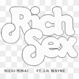 File - Richsx Logo - Svg - Rich Sex Nicki Minaj Album - Calligraphy, HD Png Download - rich png