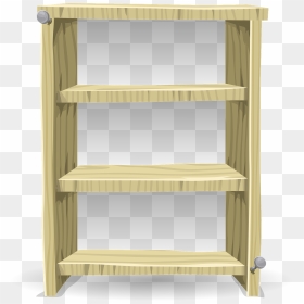 Background Transparent Bookshelf, HD Png Download - book shelf png