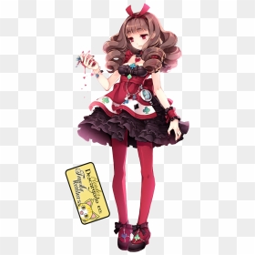 Kawaii Blog Design - Alice In Wonderland Queen Of Hearts Anime, HD Png Download - queen of hearts png