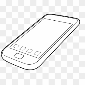 Outline Clipartblack Com Tools - Clipart Smartphone, HD Png Download - phone outline png