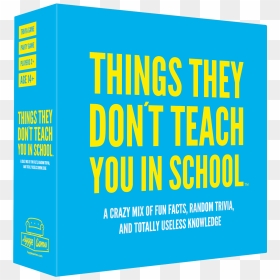 Fun Fact Png , Png Download - Things They Don T Teach You In School, Transparent Png - fact png
