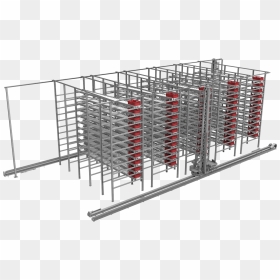 Picture Of Fully Automated Warehouse - Automated Warehouse, HD Png Download - warehouse png
