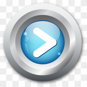 Gradient Button Transparent Background Png - Push-button, Png Download - blue button png