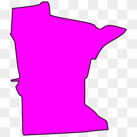 Minnesota Outline Png - Pink Minnesota, Transparent Png - minnesota outline png