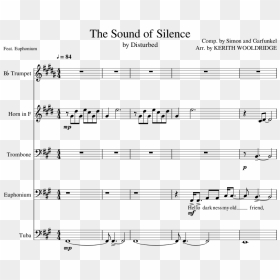 The Sound Of Silence - Sheet Music, HD Png Download - silence png