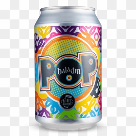 Pop Baldwin Beverage Can - Baladin, HD Png Download - tin can png