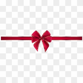 Red gift Ribbon Bow on transparent background PNG - Similar PNG